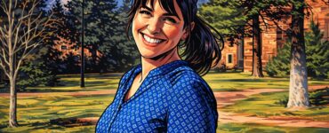 Comic-style courtroom scene with Colorado officials facing three Supreme Court rulings